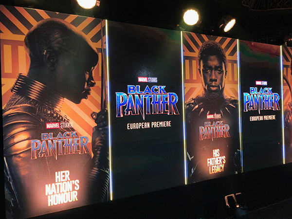 Avolites Titan and Ai power Black Panther European Première