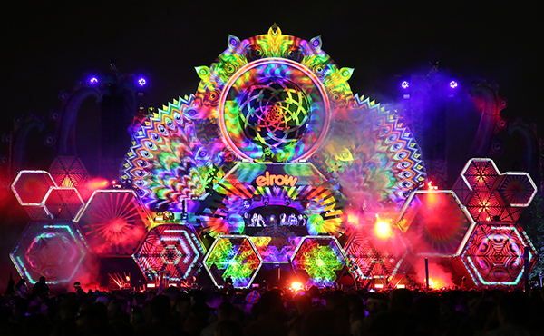 Avolites Ai R8 Servers Map Complex Stage Design at Elrow Town 